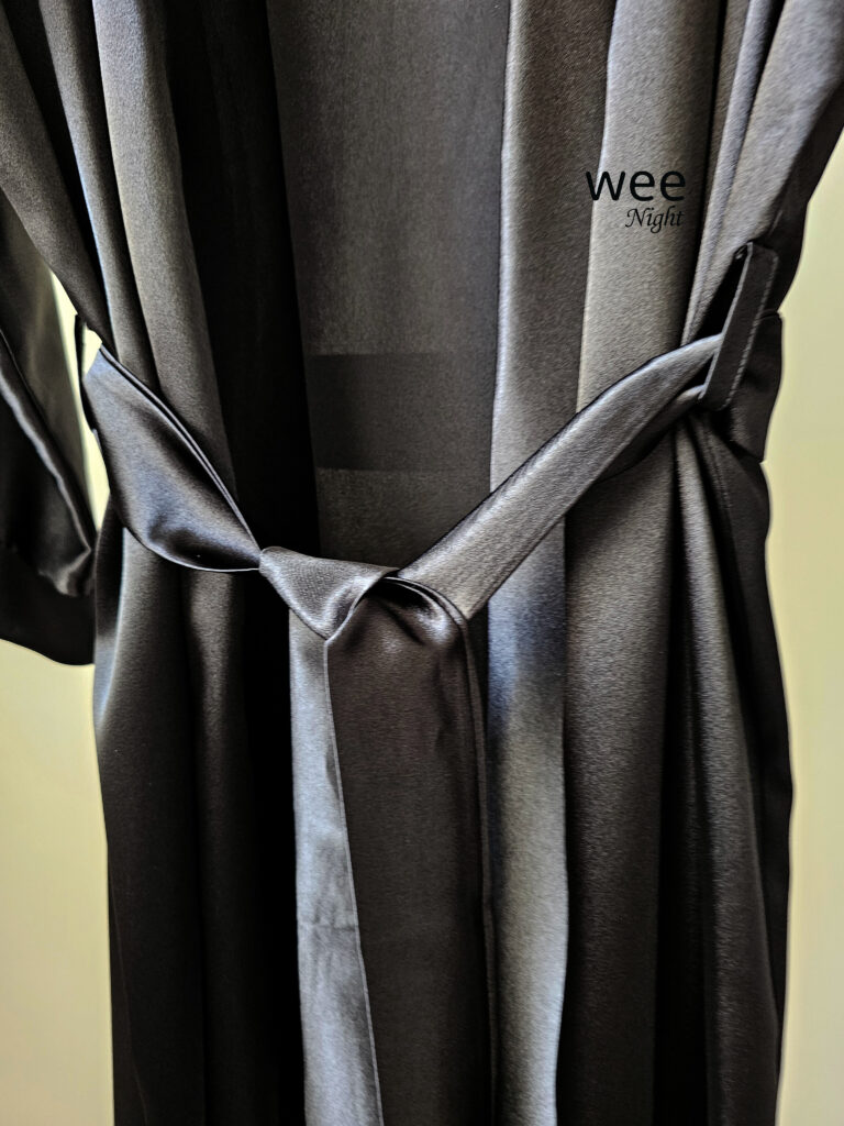 کمربند ربدوشامبر مشکی